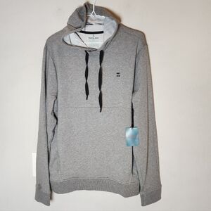 NWT Tommy John Grey Luxe French Terry Hoodie Go Anywhere Collection Size Medium